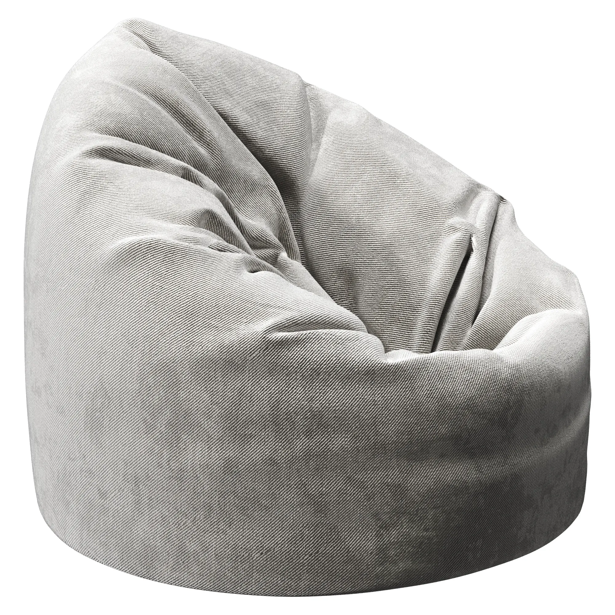 Bean Bag 3D Model .c4d .max .obj .3ds .fbx .stl .blend 