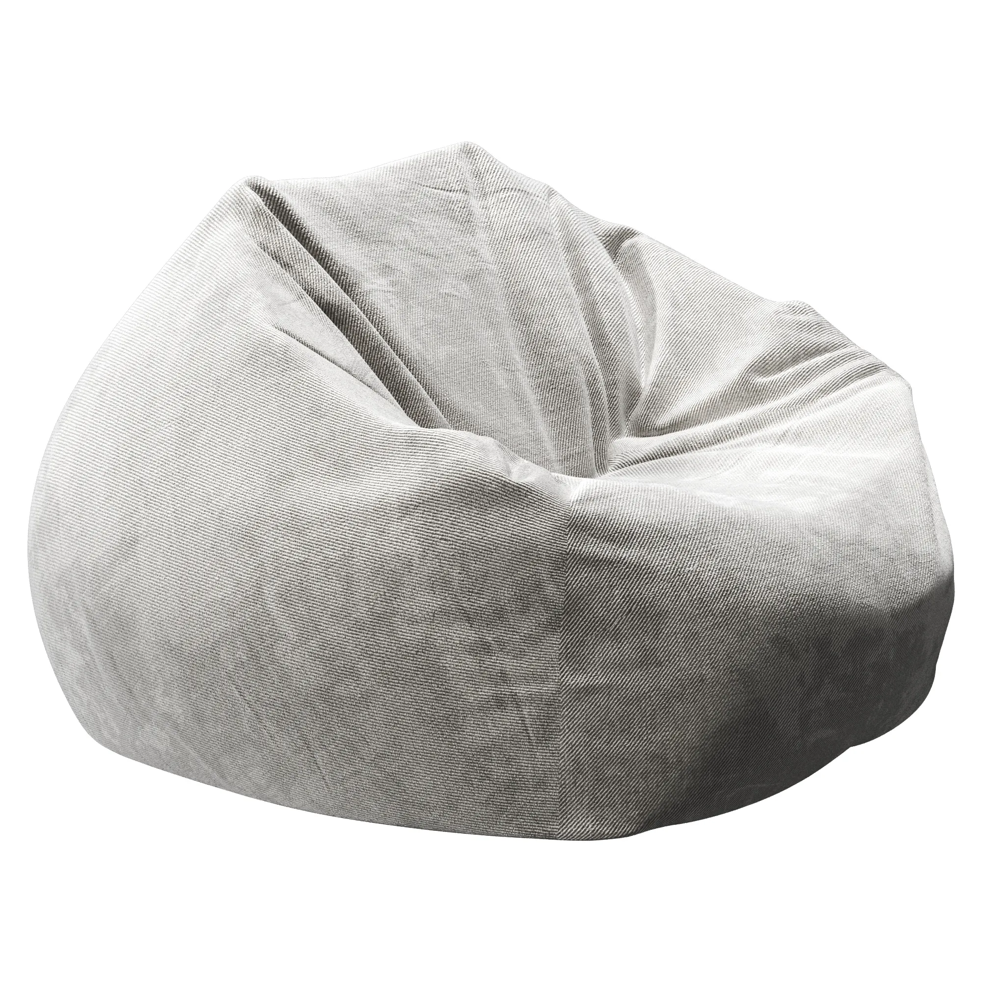 Bean Bag 3D Model .c4d .max .obj .3ds .fbx .stl .blend
