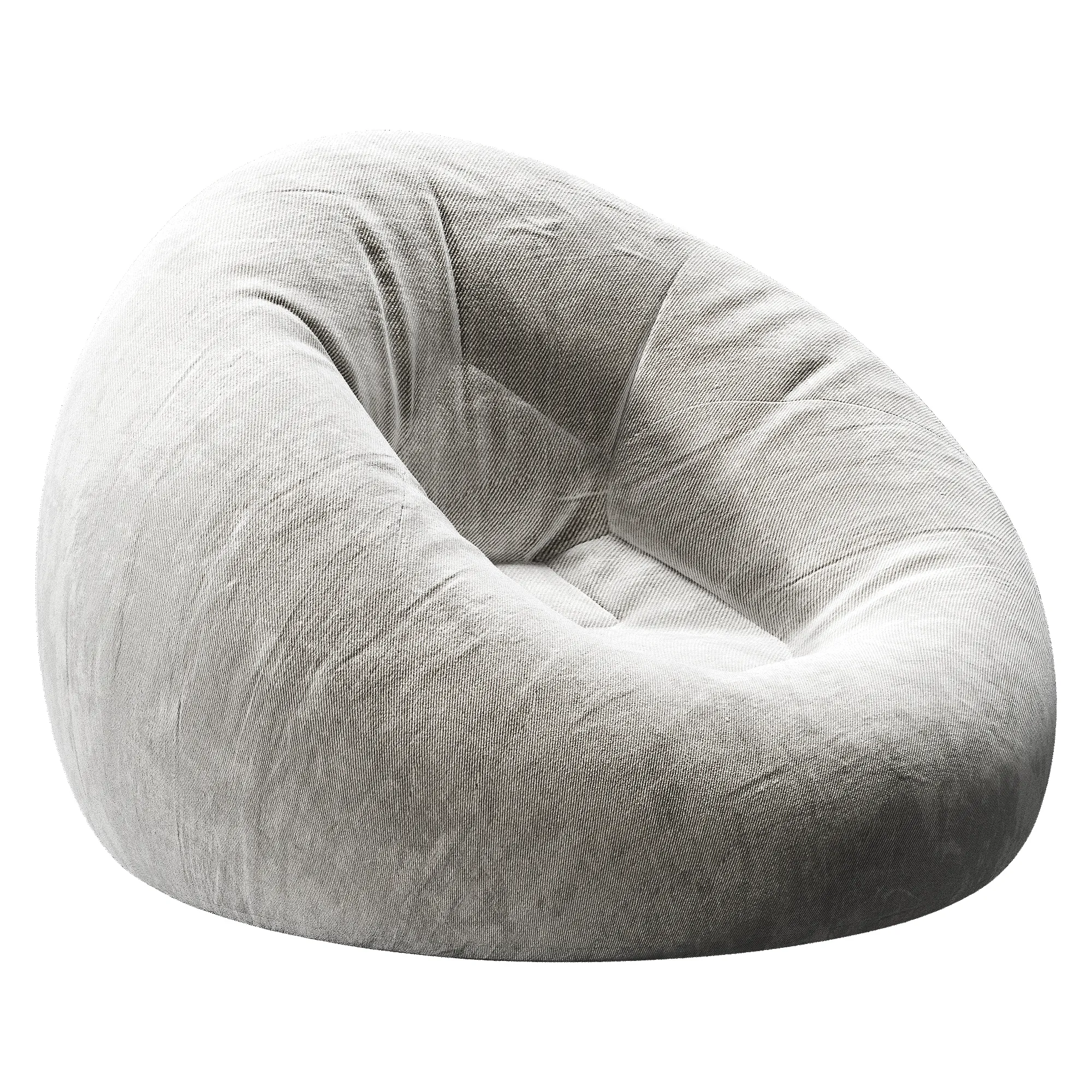 Bean Bag 3D Model .c4d .max .obj .3ds .fbx .stl .blend 
