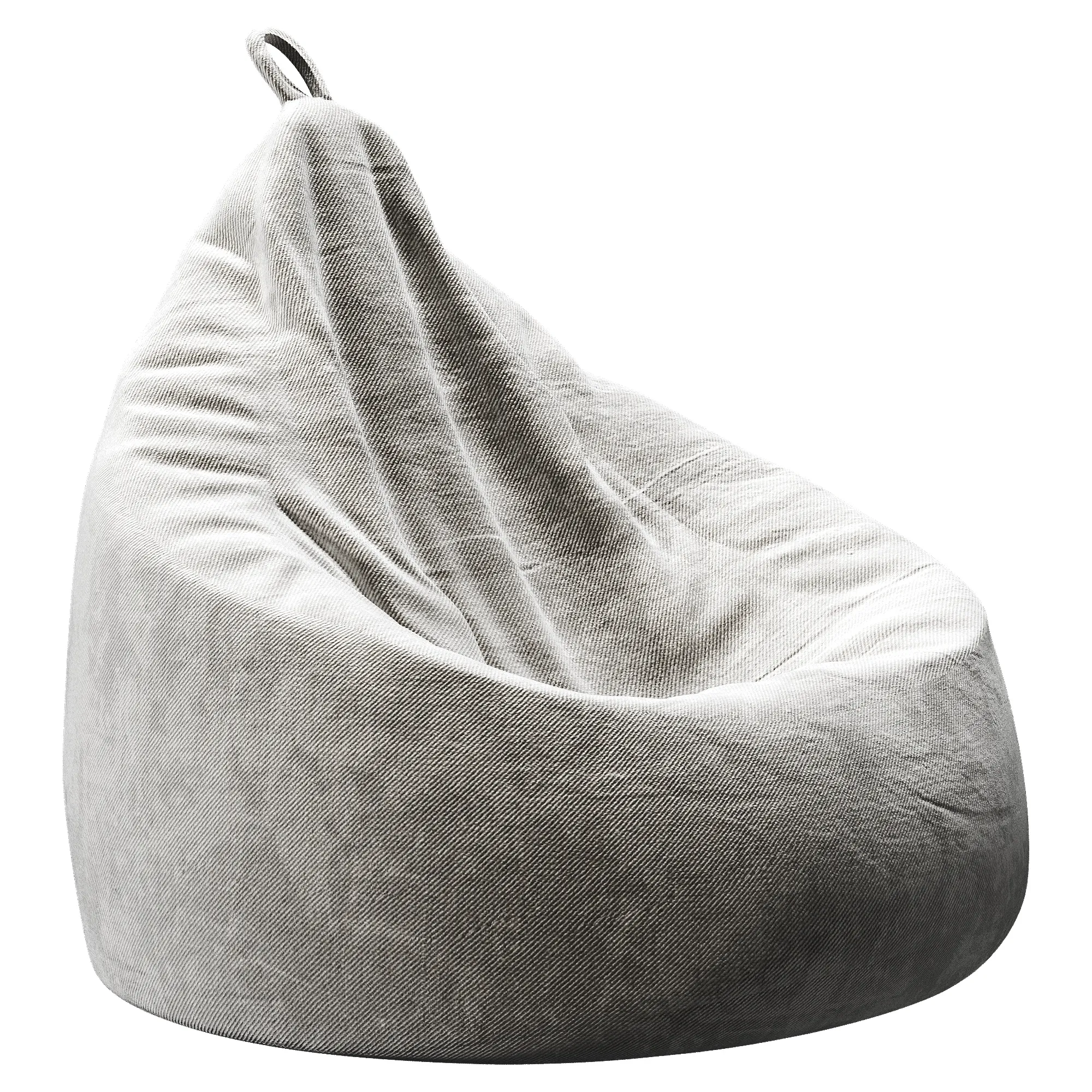 Bean Bag 3D Model .c4d .max .obj .3ds .fbx .stl .blend 