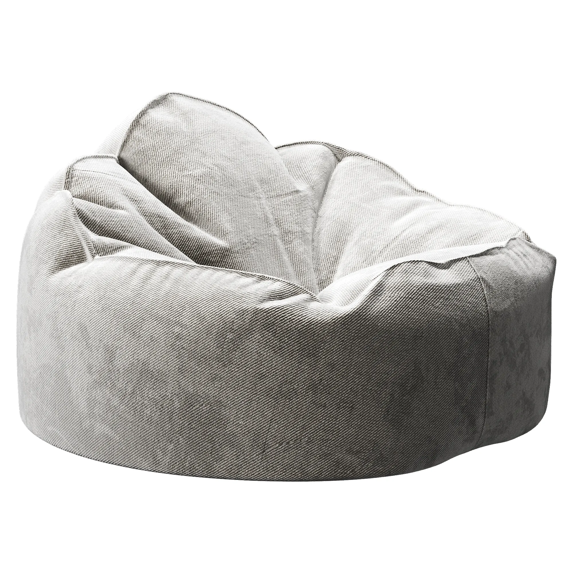 Bean Bag 3D Model .c4d .max .obj .3ds .fbx .stl .blend 