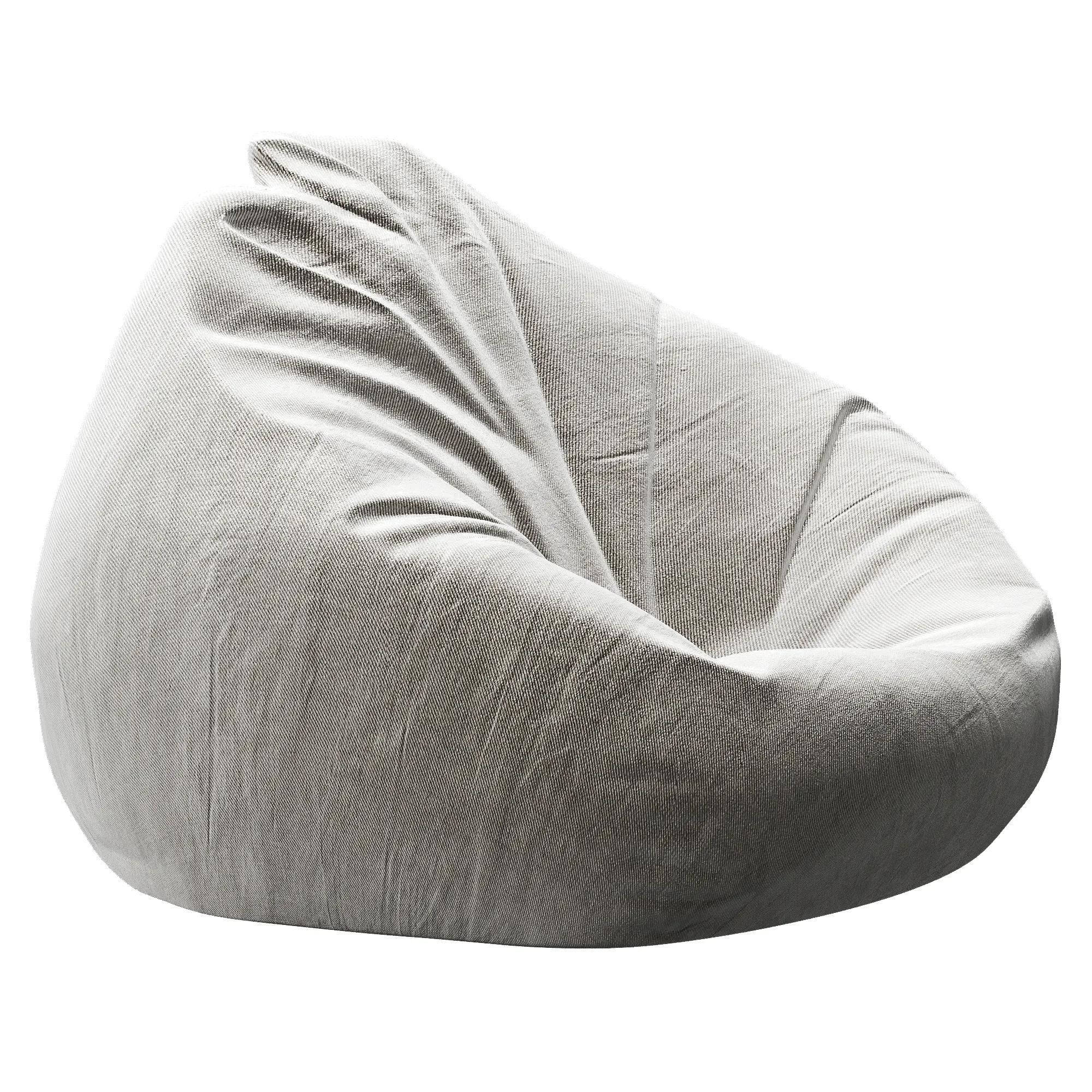 Bean Bag 3D Model .c4d .max .obj .3ds .fbx .stl .blend 