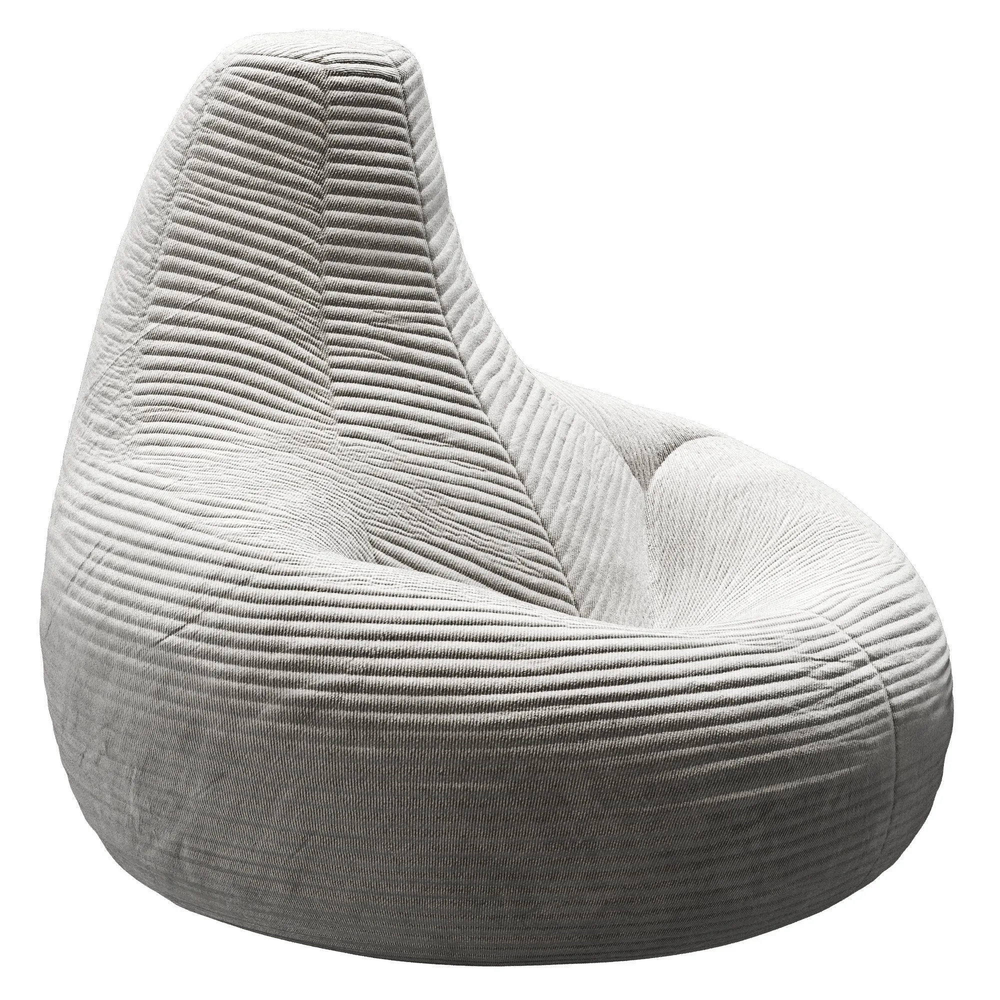 Bean Bag 3D Model .c4d .max .obj .3ds .fbx .stl .blend 