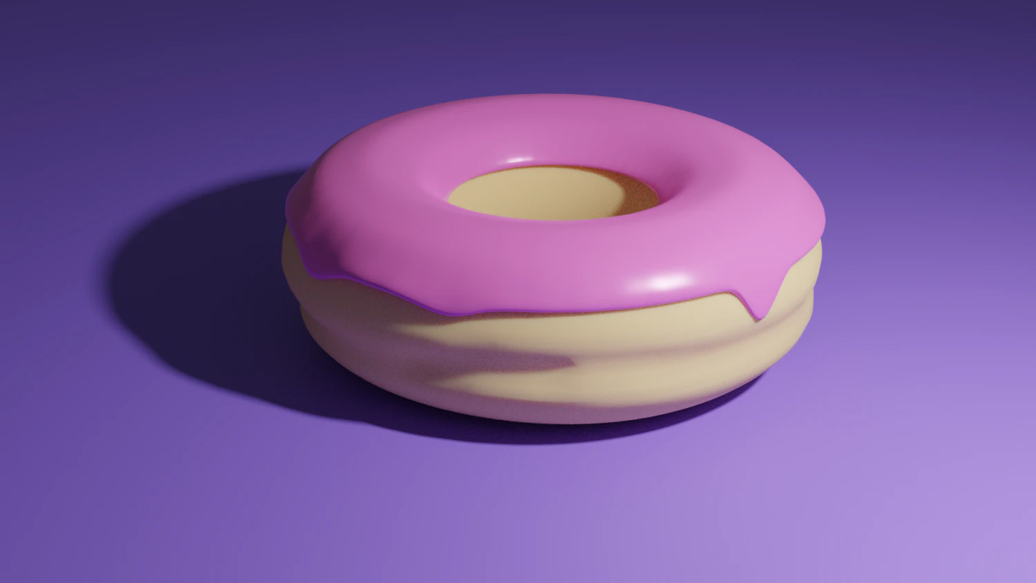 ponchik razukrashennyy 3D Model .c4d .max .obj .3ds .fbx .stl .blend 