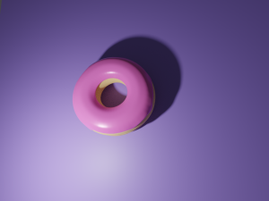 ponchik razukrashennyy 3D Model