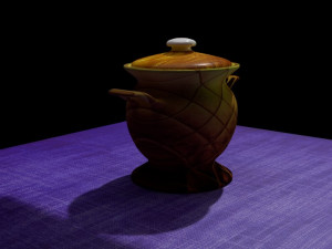 glinyanyy gorshok Modello 3D