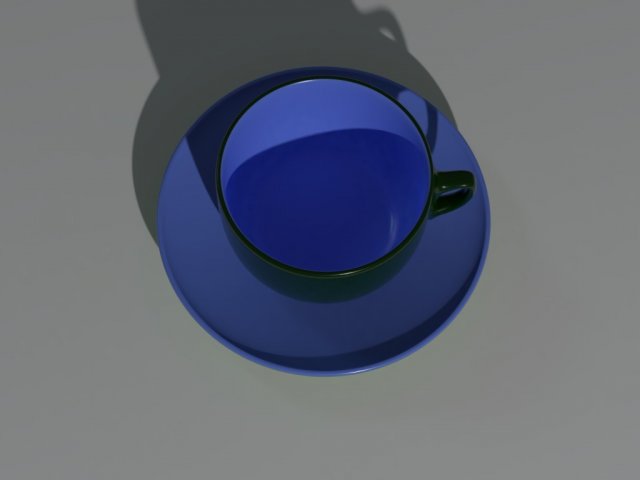 cup and saucer 3D 모델 .c4d .max .obj .3ds .fbx .stl .blend 