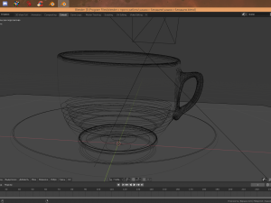 cup and saucer 3D 모델