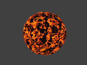 lava ball red Modelo 3D