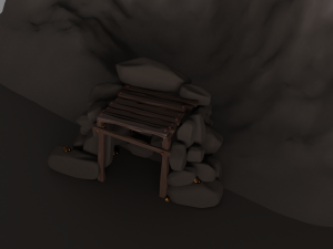 gold mine 3D 模型