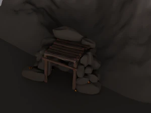 gold mine 3D Model