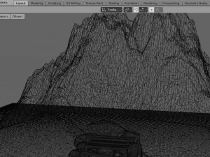 gold mine 3D Model