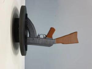 ak47 headphone holder-stand 3D Print Model