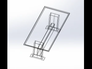 wooden table 3D Model