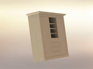 solid wood cabinet 3D Model