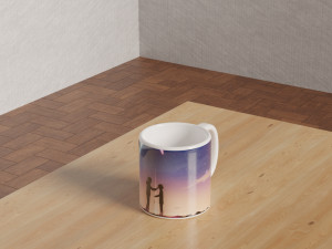 cup - ready to import to unity - changeable image 3D Model