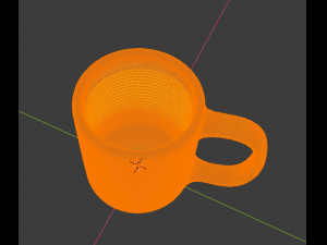 cup - ready to import to unity - changeable image Model 3D