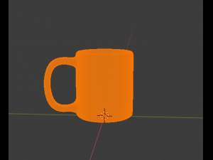 cup - ready to import to unity - changeable image Model 3D