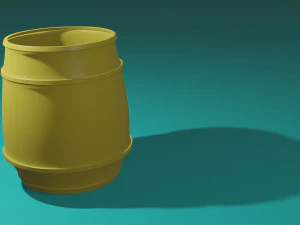 barril Modelo 3D