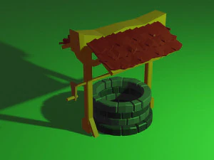 पानी का कुआ 3D मॉडल