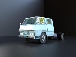 truck toyota dyna dc 1982 3D Model