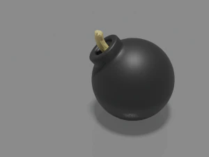 bomba com fus&iacute;vel Modelo 3D