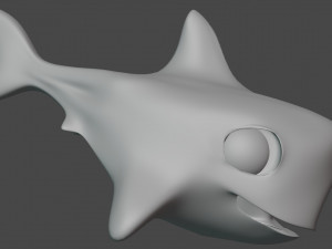 fish cartoon - dio Modelo 3D