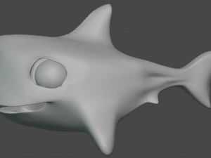fish cartoon - dio 3D Model