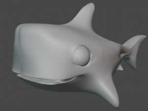 fish cartoon - dio Modelo 3D