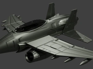 jato militar - dio Modelo 3D