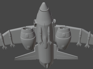 militar jet - dio 3D Model