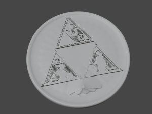 legend of zelda medal - dio 3D-printmodel