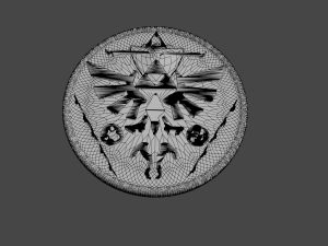 legend of zelda medal - dio 3D-printmodel