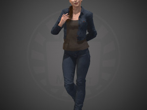 brie larson 3D मॉडल