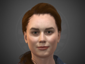 brie larson Modello 3D