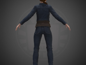 brie larson Modello 3D