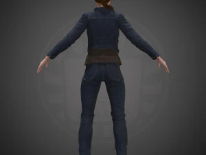 brie larson 3D Model