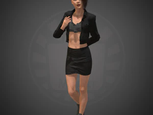 cara delevingne Model 3D