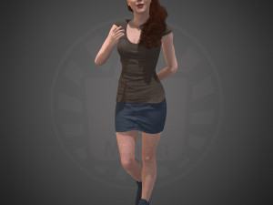 elizabeth olsen Modèle 3D
