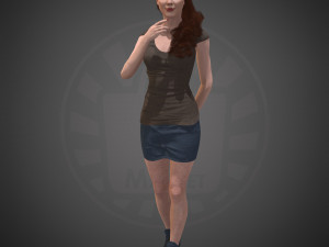 elizabeth olsen 3D Модель