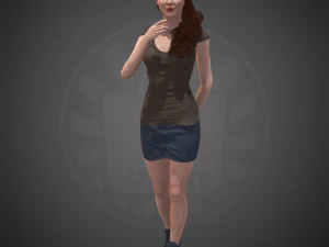 elizabeth olsen 3D Model