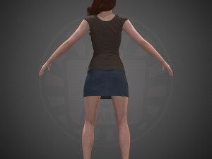 elizabeth olsen 3D Модель
