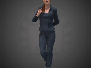 jessica chastain Model 3D
