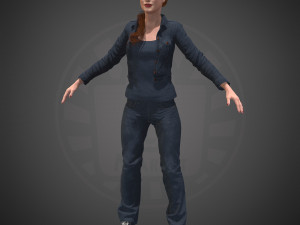 jessica chastain 3D Model