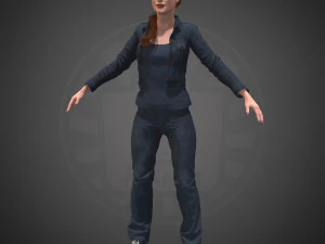 jessica chastain 3D Model