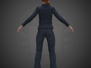 jessica chastain 3D Model