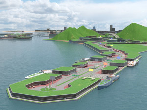 Agzav city ecocity 3D Модель