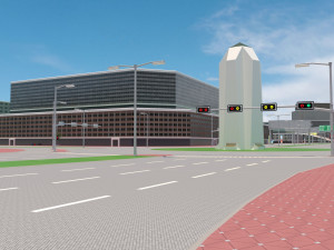 Agzav city ecocity 3D Модель