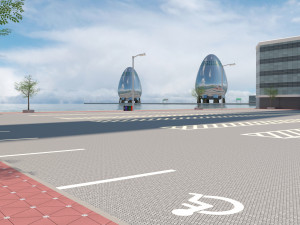 Agzav city ecocity 3D Модель