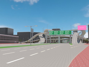 Agzav city ecocity 3D Модель